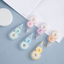 中小学生迷你修正带 学习用品全透明点点胶可爱顺滑不断带涂改带