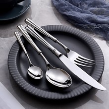 304不锈钢葫芦柄餐具锻打工艺刀叉勺高档餐厅五星级酒店西餐餐具