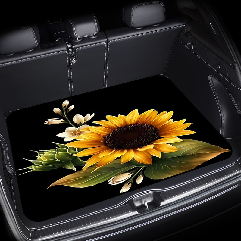 Cross-Border Temu Retro Crystal Velvet Floor Mat for Car Trunk, Skin-Friendly, Wear-Resistant, Dirt-Resistant, Easy to Care For, Dust-Proof Mat, Dropshipping