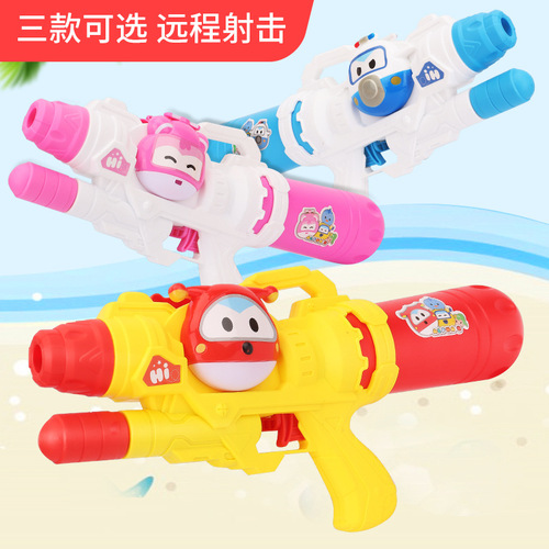 Genuine Super Wings large cartoon children's water gun summer beach toy child baby toy water gun