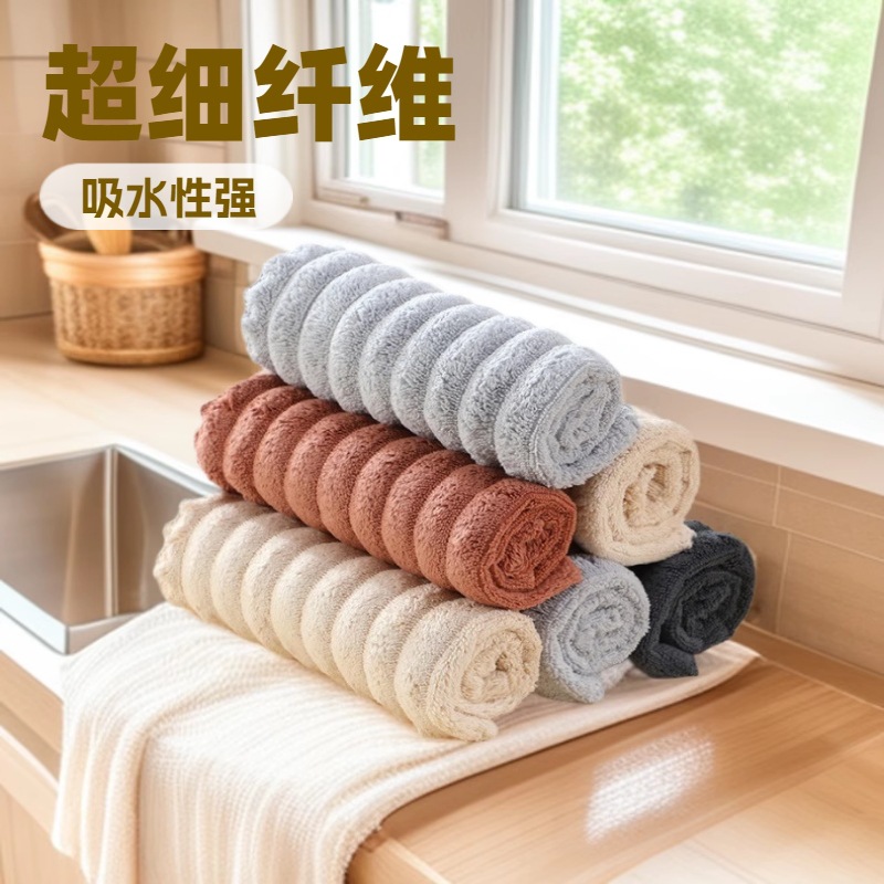 공장 도매 가정용 캔디 스트라이프 타월 부드럽고 빠르게 건조되는 손수건 성인용 두꺼운 세안 타월 목욕용 가방 포장