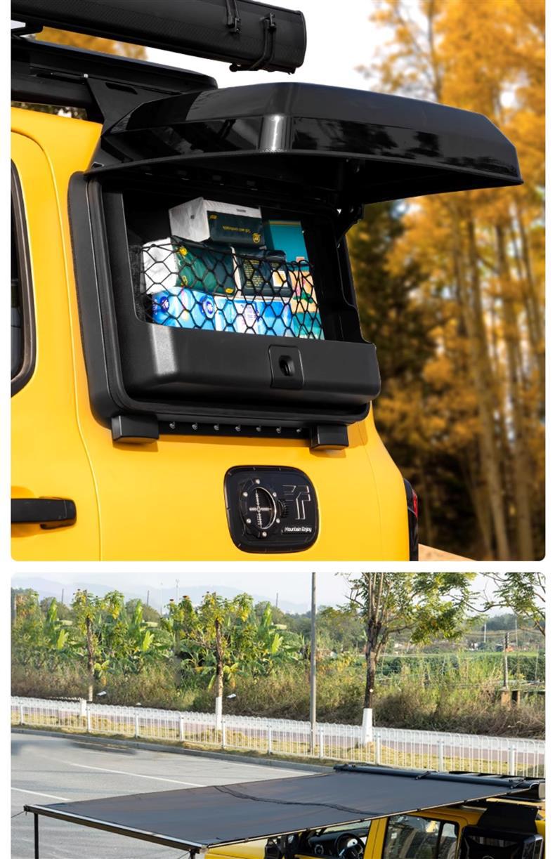 Tank 300 Roof Rack Aluminum Alloy Expansion Platform Luggage Frame Side Ladder Side Tent Backpack Modification Parts