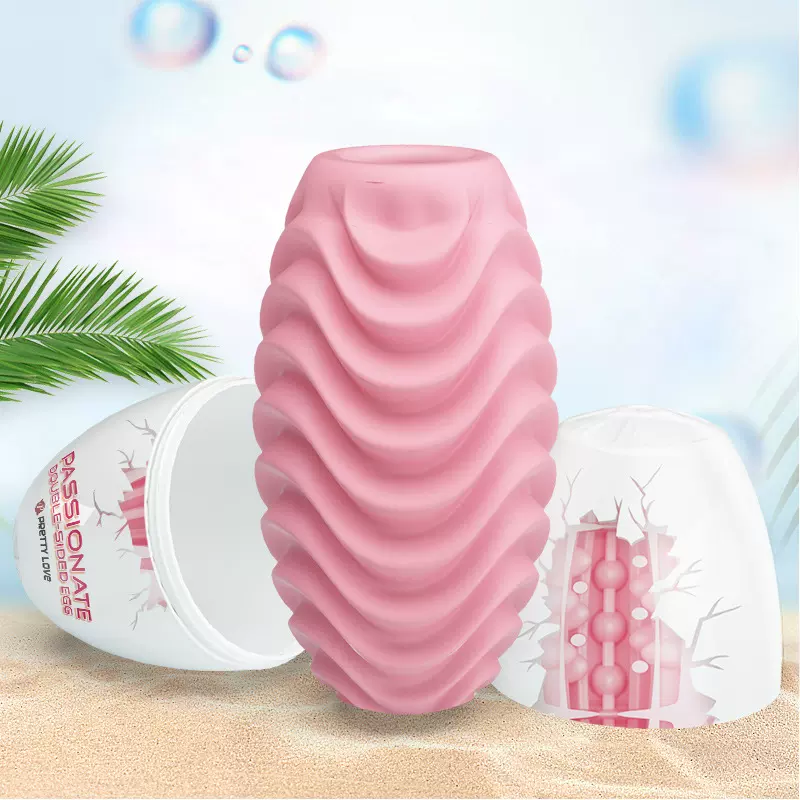 派蒂菈 男用成人情趣性用品自慰按摩器双面迷你飞机蛋014832-1