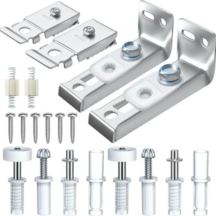 20PCS dual -fold door hardware maintenance kit repair replacement parts suitable for double fold door sliding door closet door