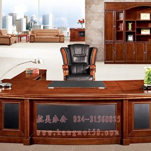 Shenyang Boss Desk Simple and Elegant Manager Desk Executive Desk Executive Desk Office Desk Supervisor Desk Office Furniture Purchase