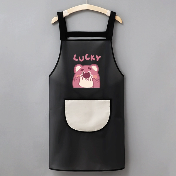 ㊫ツ↬↬↬Bear LU black PVC pocket gray SJ606↫↫↫