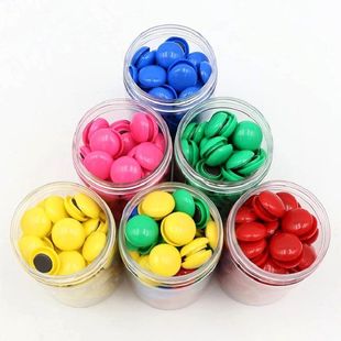 Round Colored Magnetic Beads Small Magnetic Buttons Whiteboard Magnets Strong Magnetic Buttons for Teaching Tools Powerful Magnetic for Teachers