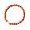 Apple, organic cherry red fresh bracelet wax agate jade