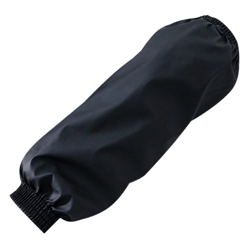 Oversleeve de cuero impermeable Otoño e Invierno hombres y mujeres engrosada Anti-incrustante a prueba de aceite PU cocina trabajo lavavajillas hogar acuático manga protectora