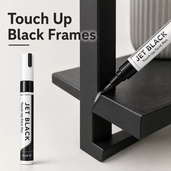 Cross-border black repair paint pen for hardware scratches, furniture handle and door lock paint chipping repair pen, coloring pen