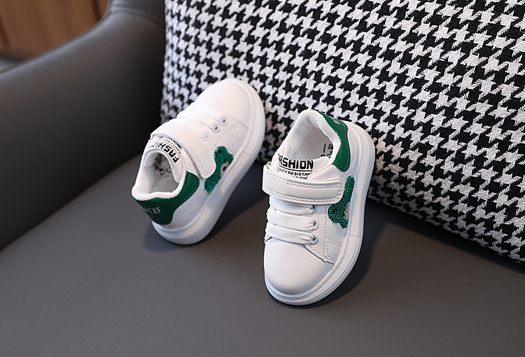 Höstnya Cricket Sport Panda Baby Girl Liten Vita Pojkar Fritidsskor 1-6 år gamla_voghion.com