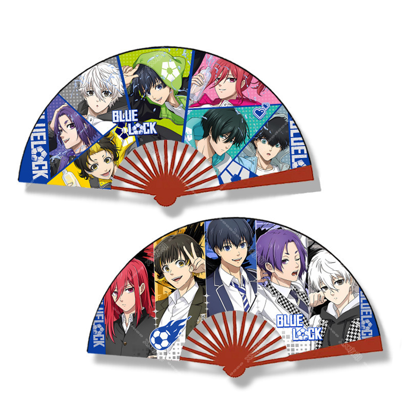 24 años de nuevo ventilador plegable de tela de seda de 10 pulgadas primer amor y ventilador de dibujos animados de sirena del espacio profundo alrededor del verano