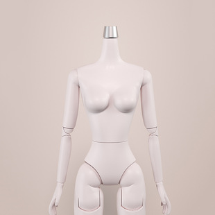 Genuine 6-point Carbon Black Muscle Second Generation Big Thoracic Barpene Supermodel Black Muscle Doll 16 Joint Barpene Joint