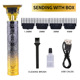 Gradient buddha head black and yellow (ABS)