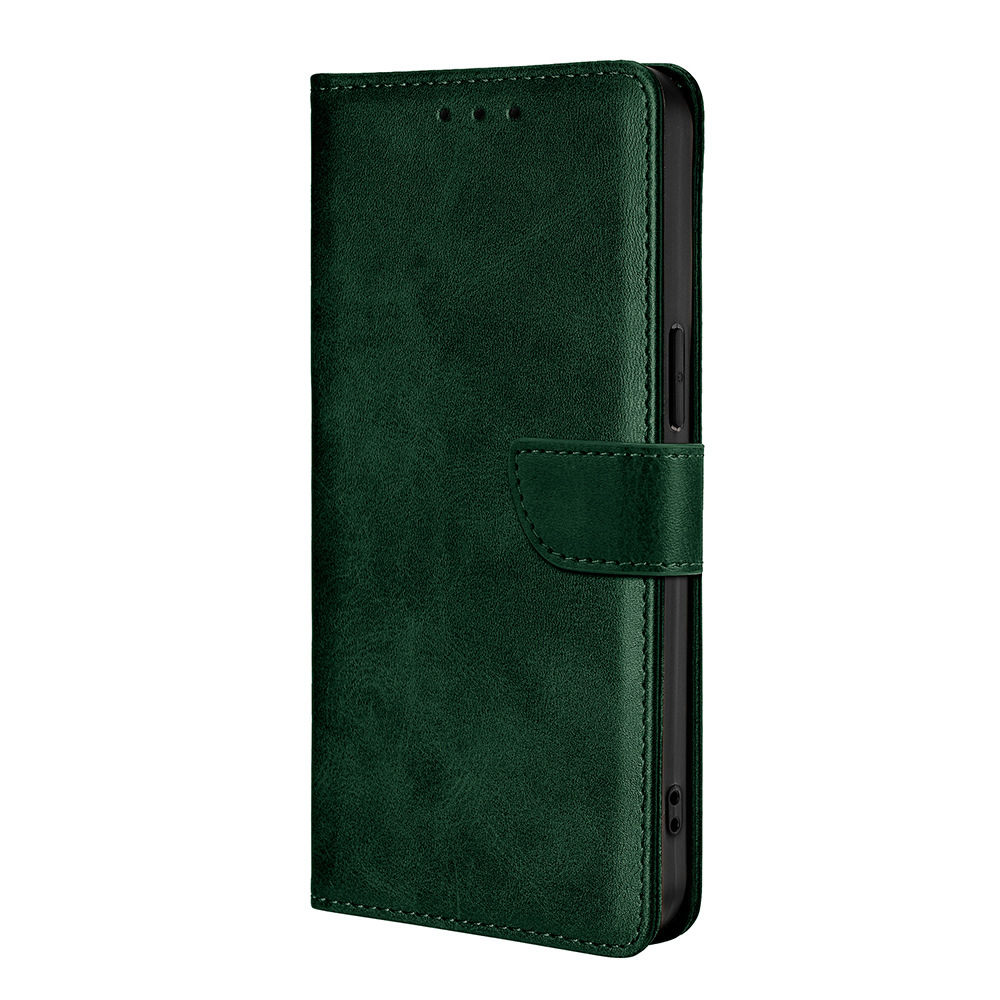 Leather flip phone protective case