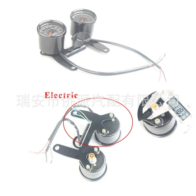 Motosiklet cihazları Retro Instrument Electronic Tachometer