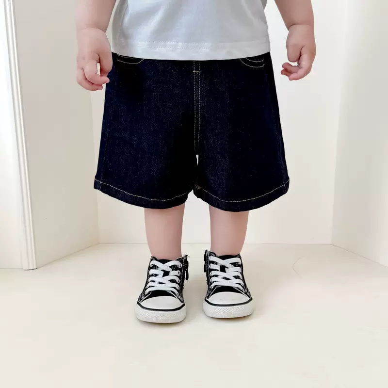 Summer denim skirt for boys, shorts, children's trousers for leisure girl's, does not fade, western style