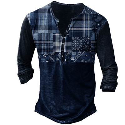 新款跨境热卖3d卫衣数码印花男士街头运动时尚潮流7扣开门襟|ms