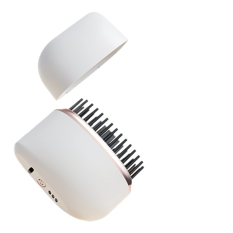 国境を越えた新しいミニワイヤレス充電式ヘアストレートニングコームポータブル品質ストレートとカーリング両用滑らかなヘアケアワイヤレスヘアストレートニングコーム|undefined