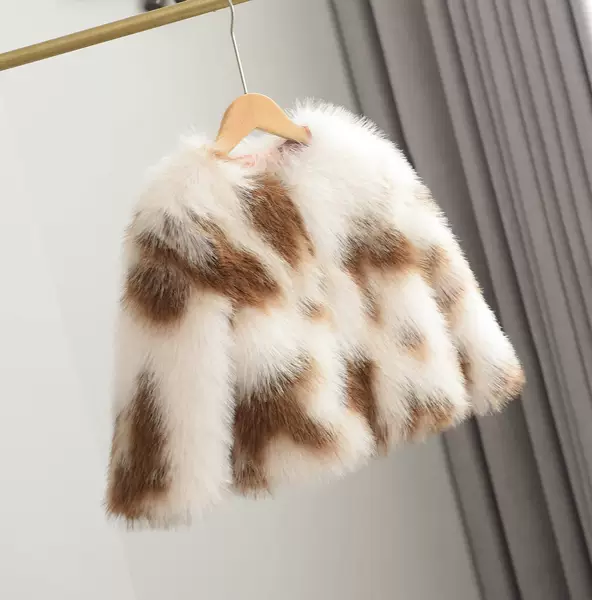 Cow white brown