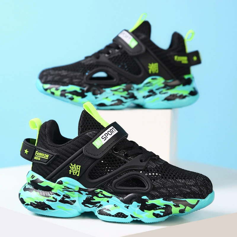 Sports shoes for boys, summer children's breathable footwear, for teenagers, soft sole