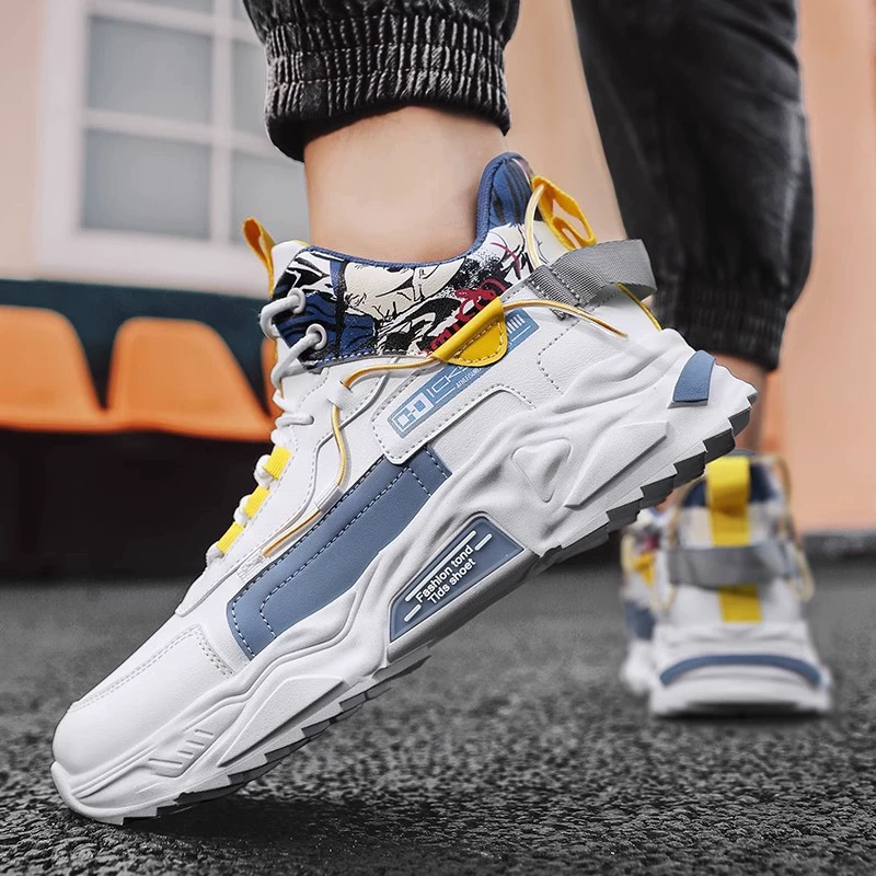 High sports footwear platform, basketball shoes, autumn, for running, for import