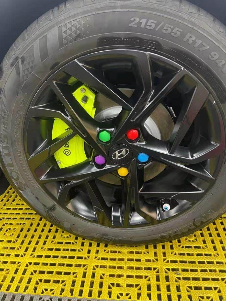 Suitable for caliper covers, car modification, aluminum alloy brake calipers, Brembo calipers, sports decorative parts, AP spray