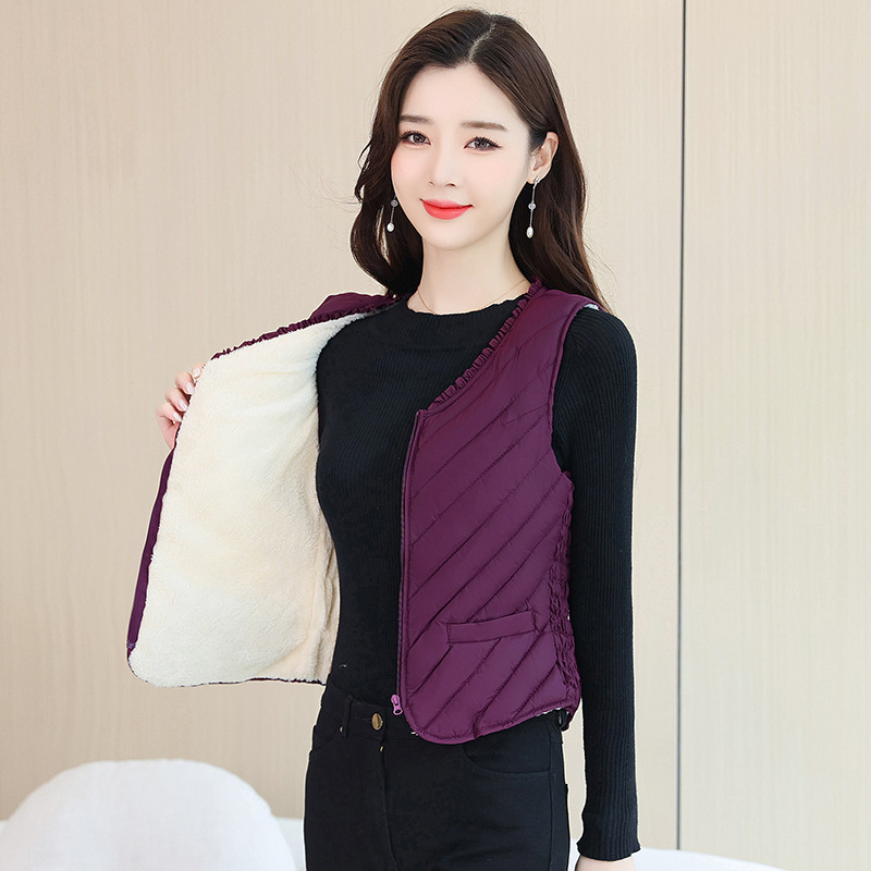 자홍색 기모