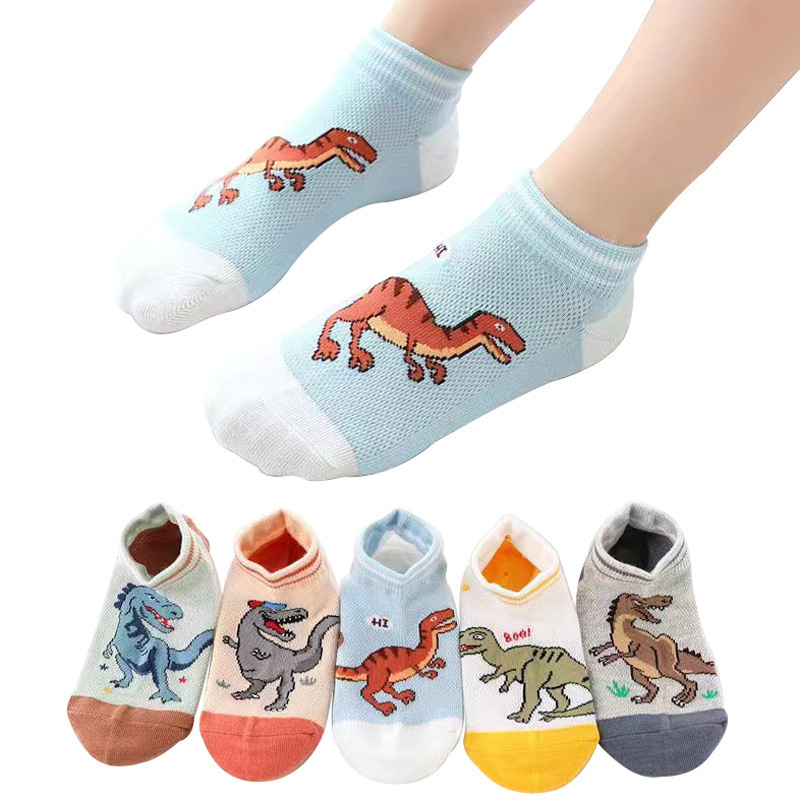 Children's Socks Kids Boys Girls Cartoon Dinosaur Summer Low Cut Slipper Socks Ankle Foot Casual Socks Years Children's Socks Kids Boys Girls Cartoon Dinosaur Summer Low Cut Slipper Socks Ankle Foot Casual Socks Years