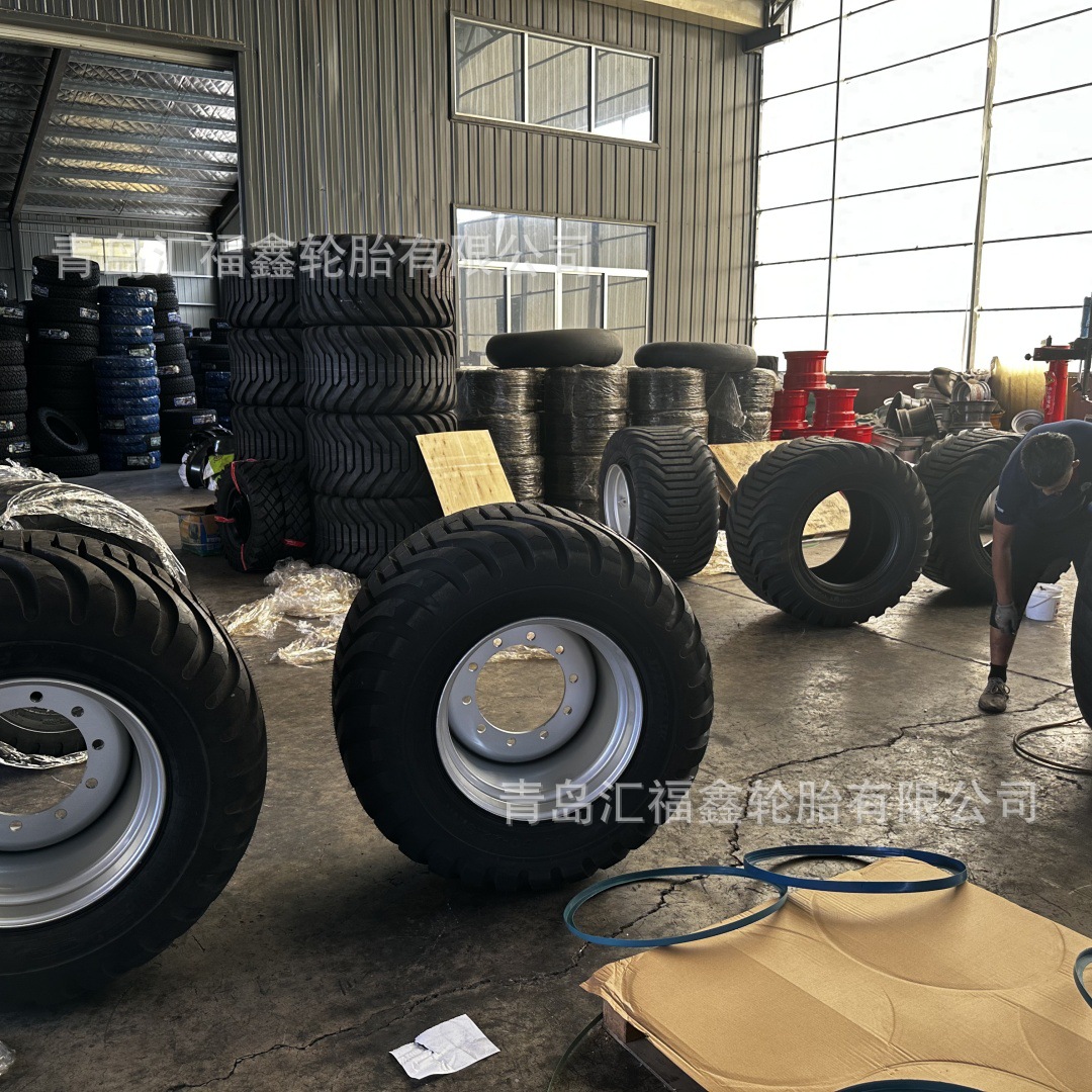 配套出口农用轮胎 600/50-22.5 600/55-26.5农业打捆机轮胎带钢圈