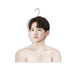 明星衣架 一肖戰王一博周邊多功能衣撐易烊千璽人形衣掛
