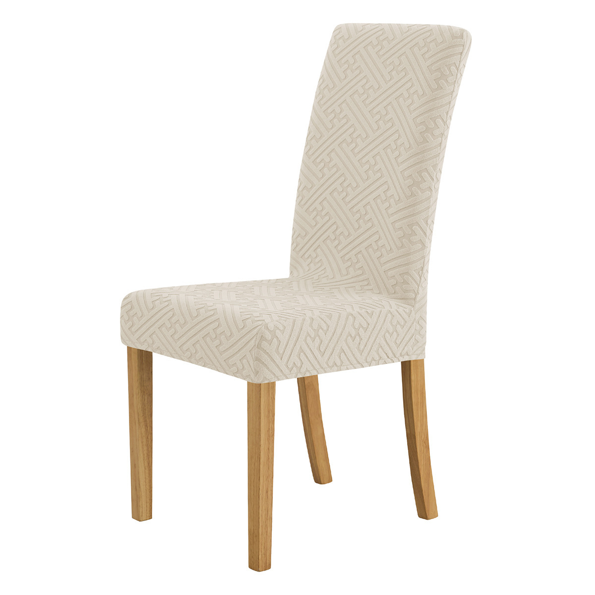 Silla de comedor de hotel para el hogar con tela jacquard elástica transfronteriza Parsons Chair