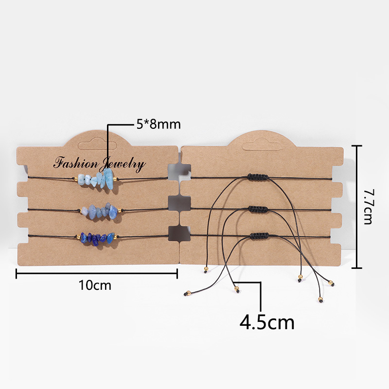 Fashion Irregular gravel Bracelets 3 Pieces