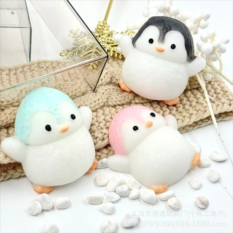 超柔らかい減圧おもちゃ、かわいいペンギン、かわいいペットのペンギン、ゆっくりと反発するおもちゃ、減圧アーティファクト|undefined