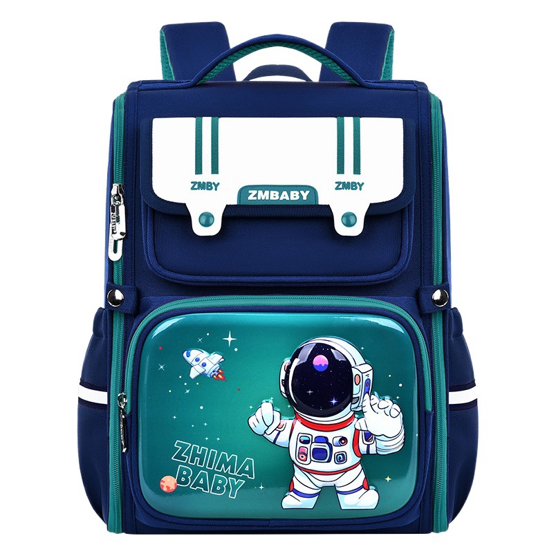Nueva mochila de dibujos animados para estudiantes de escuela primaria hombre resistente al desgaste de gran capacidad estudiante mochila niños mochila para grado 1-3-6