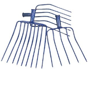 Steel Fork Agricultural Garden Tools Solid Multi-strand Dung Fork Digging Fork Iron Road Cultivated Farm Tools Fork