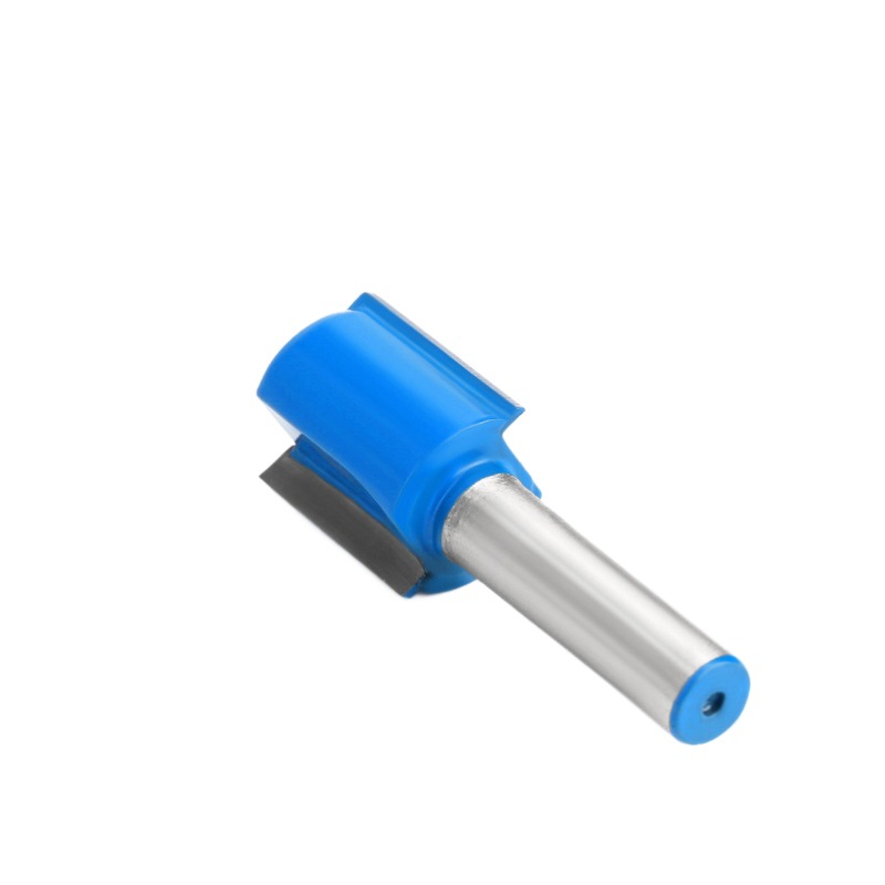 Juego de brocas rectas para fresadora de 8 mm, 9 piezas, broca recta para ranurado de madera azul claro, broca recta de doble filo, cortador de ranurado, cortador de fresado para madera