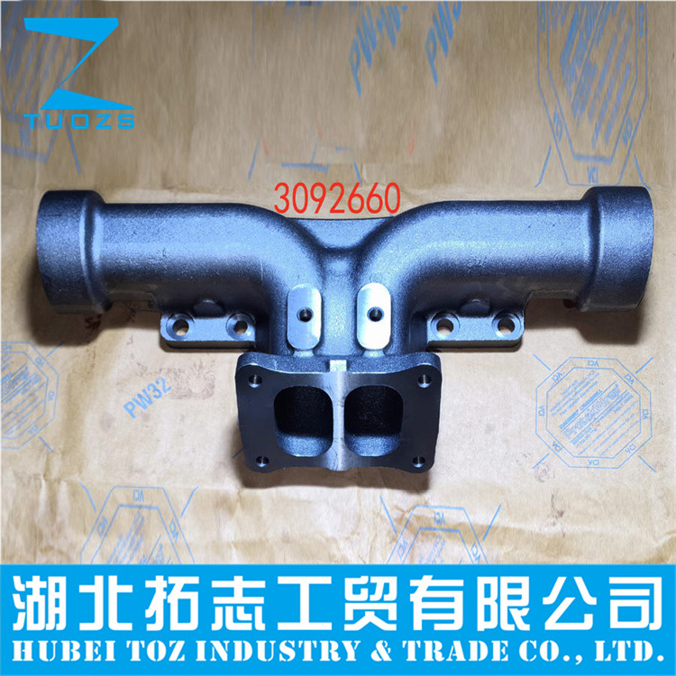 3092660 Cummins Construction Machinery Engine Parts Exhaust Manifold 3092660 6215-11-6250