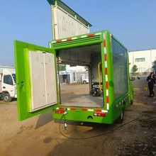 国六B祥菱V1单排座流动舞台车 全自动传媒车舞台车 广告车价格