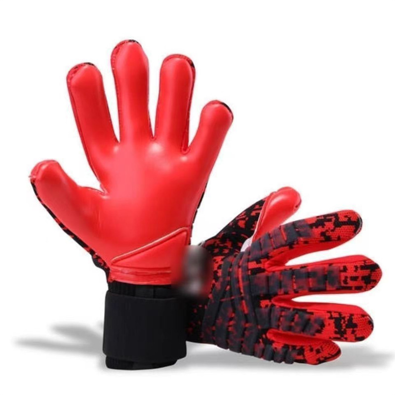 Dedo rosa guantes guantes de portero estudiantes equipos de fútbol juvenil guantes de portero profesional