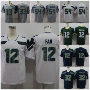 Seattle Seahawks Retro Embroidered Football Jersey Legendary Second Generation Fan Elite Version Training Uniform T-Shirt