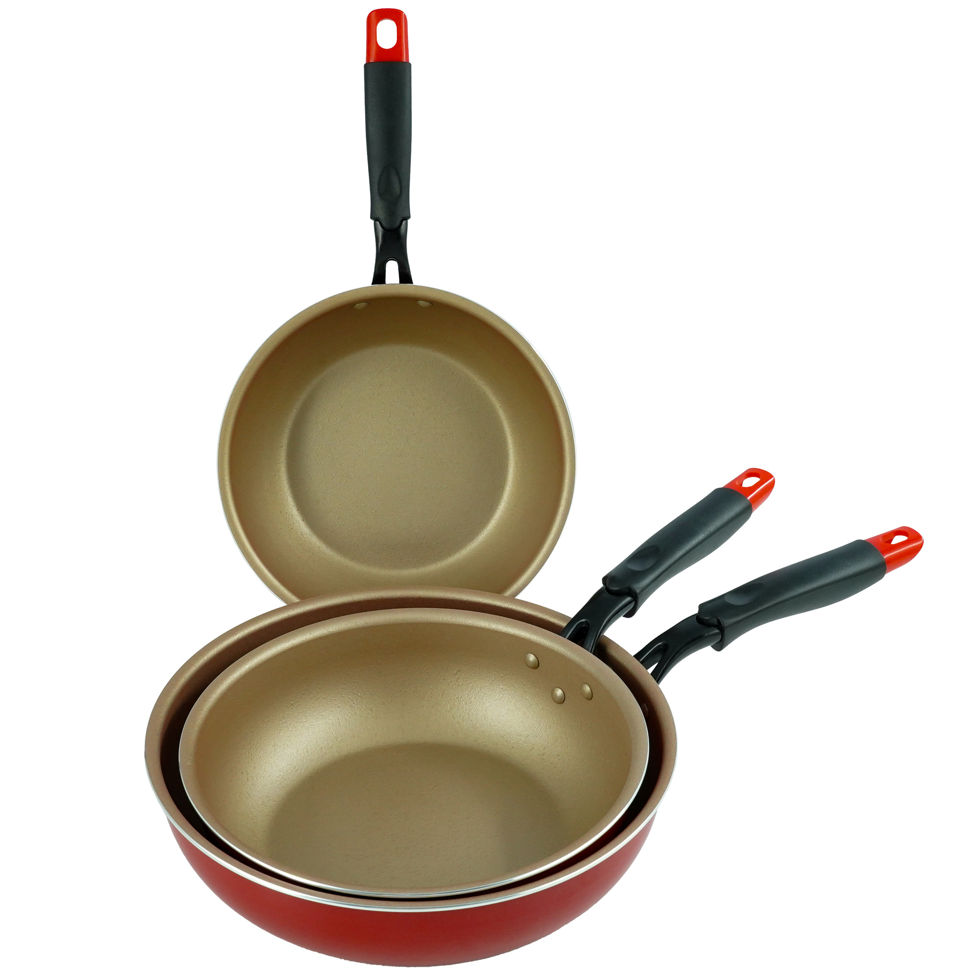 In-Stock Japanese-Style Hot-Selling Frying Pan, Non-Stick Frying Pan, Wok, Induction Cooker Frying Pan, Flat-Bottomed Pan, Direct Export from Factory