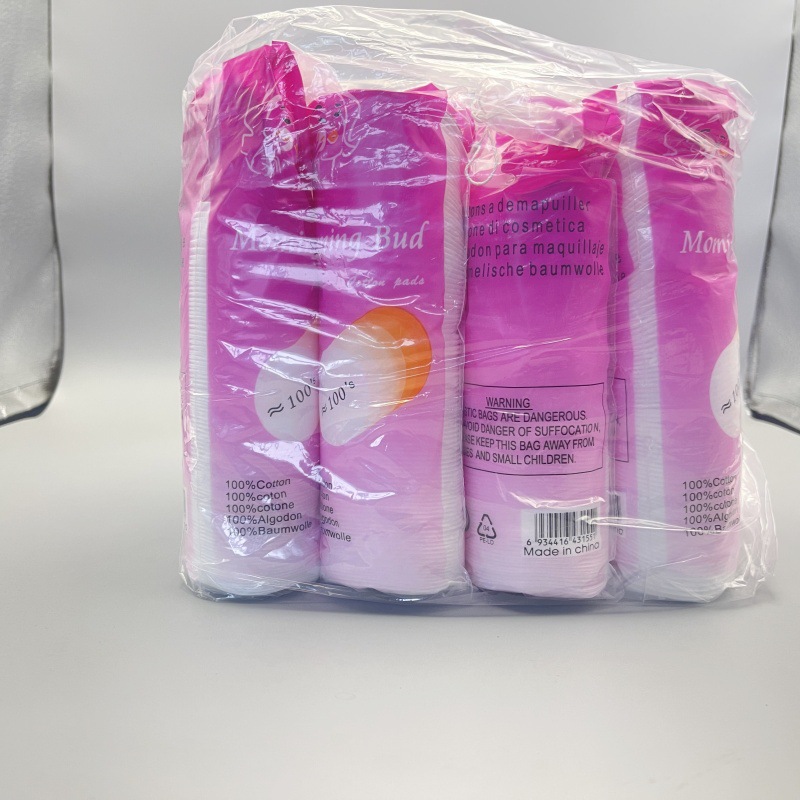 Almohadilla de algodón de maquillaje desechable removedor de maquillaje almohadilla de algodón hisopo de algodón