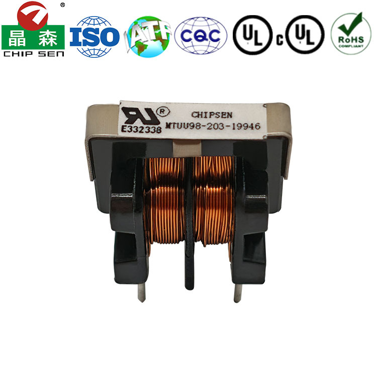 ����ֱ��UU9.8 20mH��ģ��е�Դ�˲�����ͭ��Ȧ������EMI�˲���