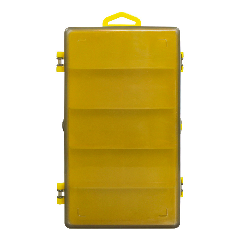 Accesorios para equipos de pesca transparente luya cebo caja de plástico caja de almacenamiento de doble capa imitación cebo falso cebo caja de fábrica al por mayor