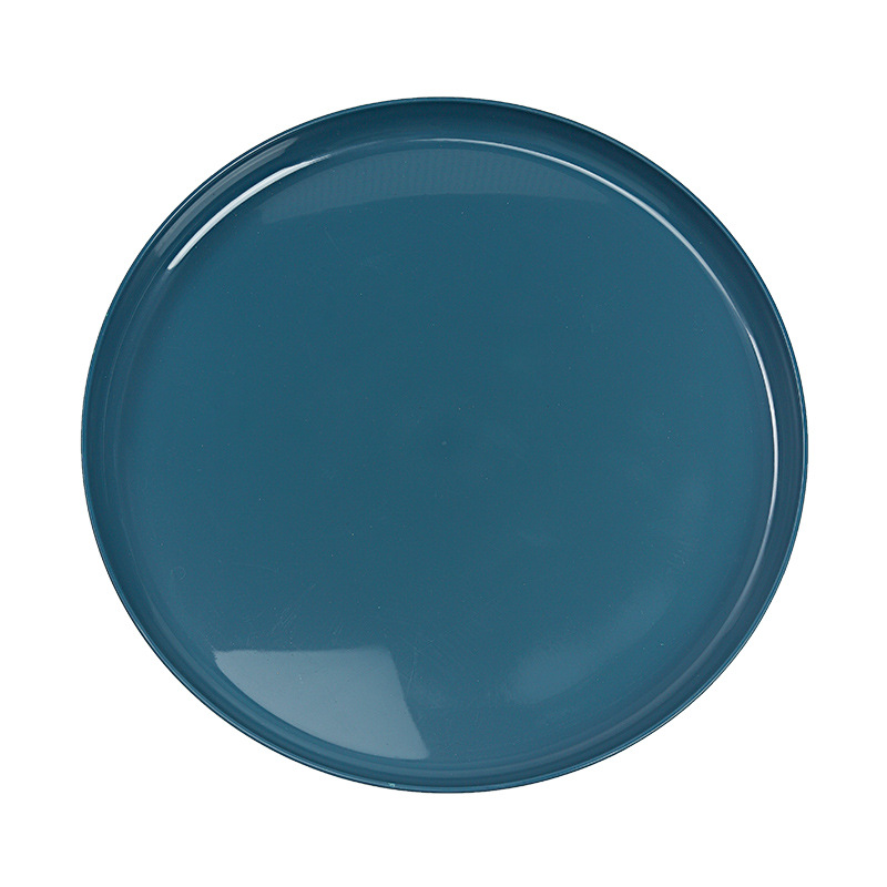 30cm bandeja redonda paja de trigo placa hogar taza de té Placa de fruta Placa de puesto bandeja placa resistente a la caída