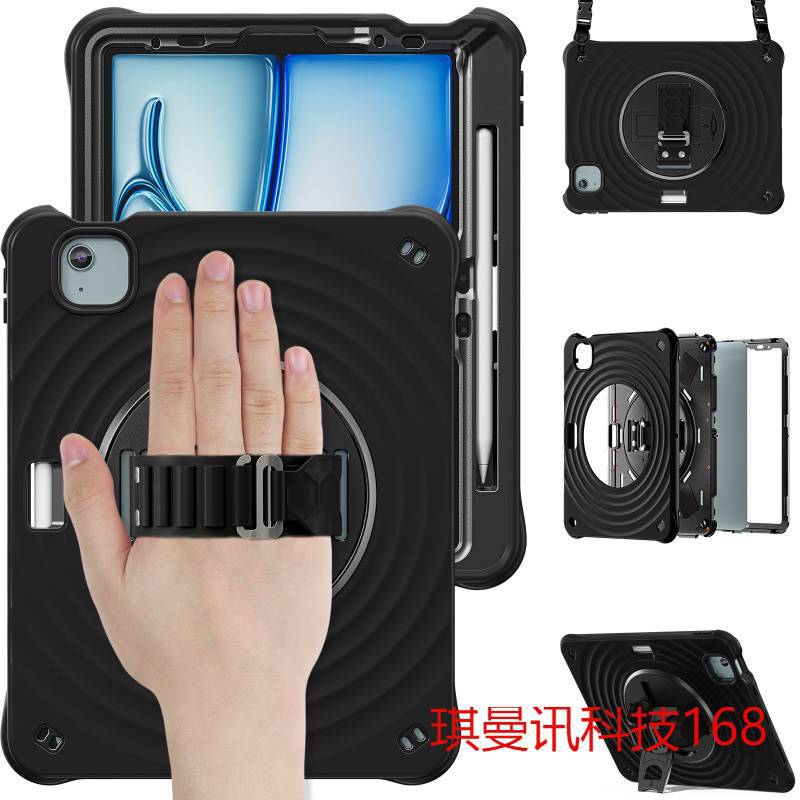 Aplicable a Apple iPad Air4 / Air5 10.9 2022 / Pro11 pulgadas caso de protección contra caídas soporte funda de cuero