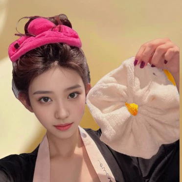 Осеннее и зимнее сухое полотенце для волос, кольцо для волос, темперамент простой, продвинутый, большой толстый кишечник, шнур для волос, плюшевый кишечник