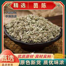 茵陈中药材茶500g正品官方旗舰店野生新鲜绵茵陈白蒿棉因菌陈退黄