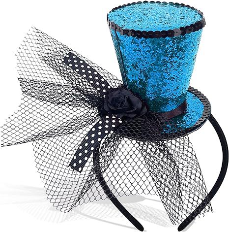 With bow, blue
